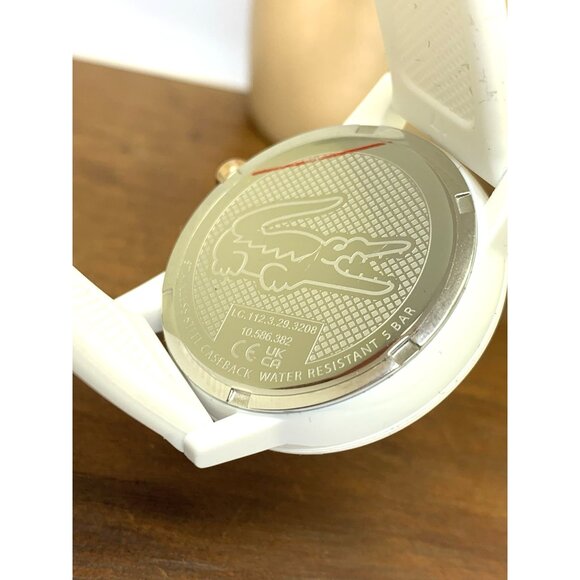 Lacoste Women\'s Watch 2001211 Quartz Croc Logo White Dial Rubber Band 36mm main image 7